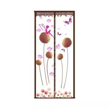 Летние магнитные диски «Одуванчик-эльф», дверная москитная сетка, занавеска-кофе, размеры: S Stuttg, светло-коричневый