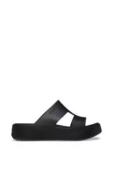 Летние мюли 'Getaway Platform с H-образным ремешком' Crocs, черный