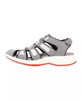 Летние сандалии на плоской подошве женские элегантного стиля Clarks, серый