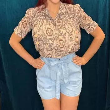 Летние шорты Tencel в шамбре bishop + young, цвет chambray