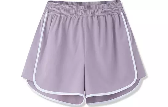 Летние женские тканые шорты Anta Variety Training Collection Dusty Purple