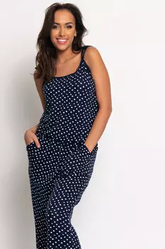 Летний комбинезон Budmil, синий/белый