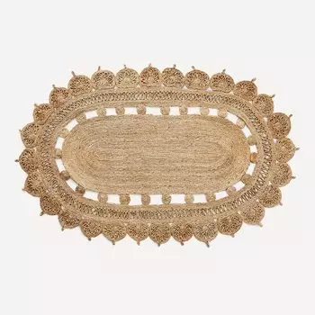 Летний ковер Connelly с овощами El Corte Ingls, естественный