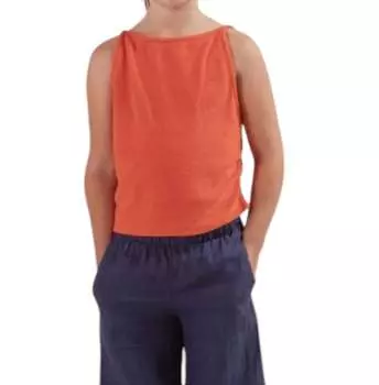 Летний махровый топ для девочек в мандариновом цвете LONGLIVETHEQUEEN, цвет mandarine