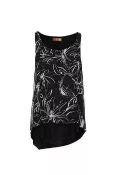 Летний многослойный топ Conquista, черный