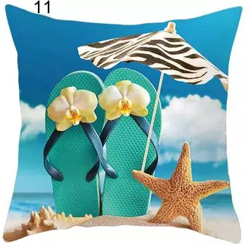 Летний пляжный приморский чехол для подушки, домашний декор, чехлы для подушек для дивана-кровати-11 # Stuttg