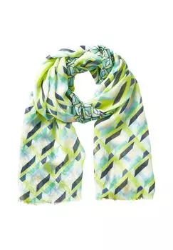 Летний шарф с бахромой BETTY BARCLAY, цвет Green Blue Acc