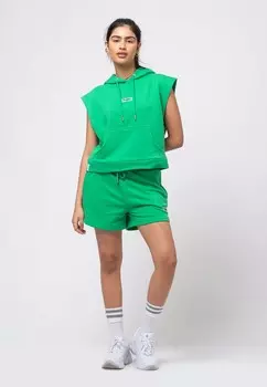 Летний спортивный костюм tom barron с шортами и топом без рукавов Tom_Barron, зеленый
