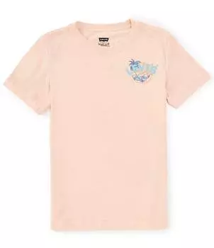 Летняя футболка с короткими рукавами Levi's Big Boys 8–20, оранжевый