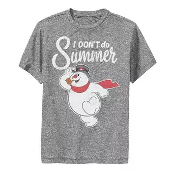 Летняя футболка с рисунком Frosty The Snowman I Don't Do для мальчиков 8–20 лет Licensed Character