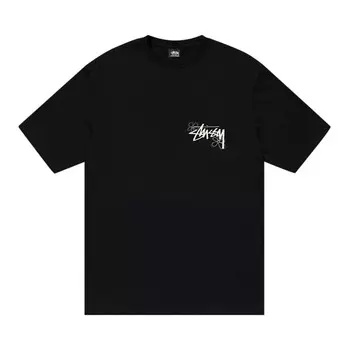 Летняя футболка Stussy LB, черная