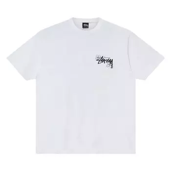 Летняя футболка Stussy LB, цвет Белый