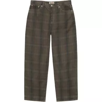 Летняя коллекция 2024 Джинсы унисекс Stussy, коричневый