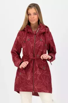 Летняя куртка Alife & Kickin "CharlotteAK B Parka женская переходная куртка, куртка", цвет Cranberry Juice