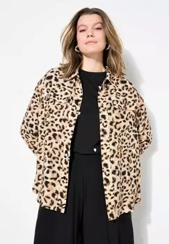 Летняя куртка BOXY SHAPELEO GERUNDETER SAUM Studio Untold, бежевый