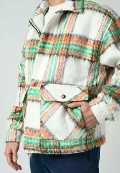 Летняя куртка Checkered Antioch, зеленая