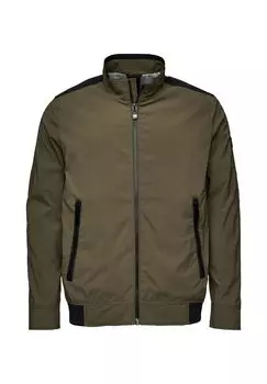 Летняя куртка Cotton-Touch с эластичным трикотажным поясом NEW CANADIAN, цвет 310_oliv