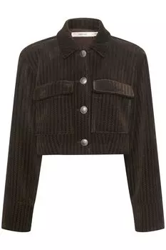 Летняя куртка ELNORA POCKET JACKET Gestuz, темно-коричневый