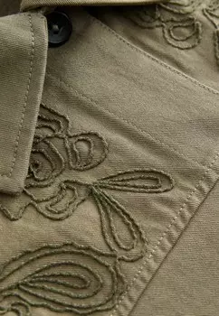 Летняя куртка EMBROIDERED Next, зеленый