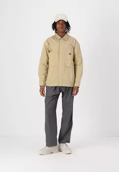 Летняя куртка ESSENTIAL OVERSHIRT Tommy Jeans, бежевый