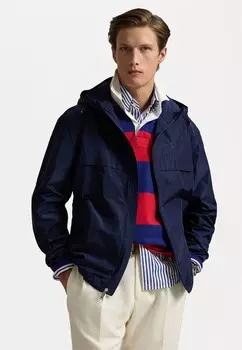 Летняя куртка FULL-ZIP HOODED JACKET Polo Ralph Lauren, темно-синий