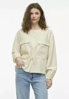 Летняя куртка GEKNPFTE VILA, бежевый