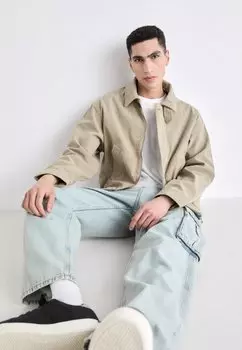 Летняя куртка JORBRONX HARRINGTON JACKET Jack & Jones PREMIUM, серебристый