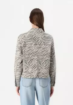 Летняя куртка JXSARAH ZEBRA OVERSHIRT JJXX, черный