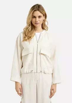 Летняя куртка KURZE MIT KLAPPENTASCHEN UND GUMMIZUGSAUM MILANO ITALY, песочный