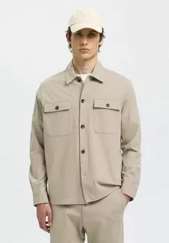 Летняя куртка LANGARM Selected Homme, бежевый