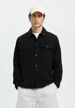 Летняя куртка LANGARM Selected Homme, черный