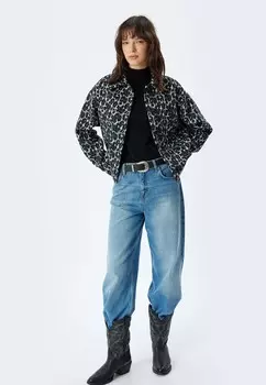Летняя куртка LEOPARD SHACKET Koton, серый