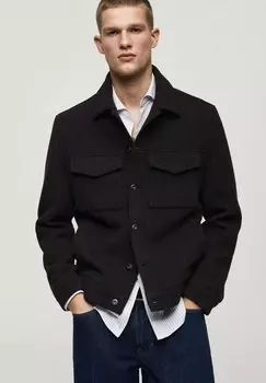 Летняя куртка Mango, антрацит