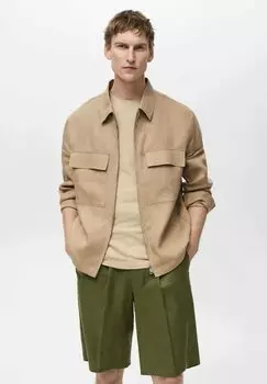 Летняя куртка Mango, бежевый