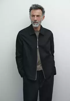 Летняя куртка Massimo Dutti, темно-синий