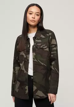 Летняя куртка MILITARY Superdry, пестрая оливковая