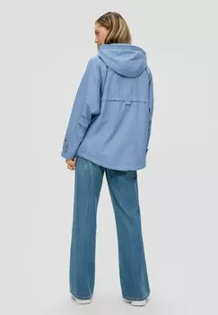 Летняя куртка MIT GARMENT WASH s.Oliver, светло-голубой