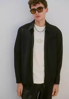 Летняя куртка REGULAR FIT-PLISSE ZIP Next, черный