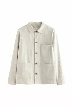 Летняя куртка REGULAR FIT - STRIPED Next, бежевый