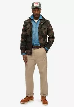 Летняя куртка ROOKIE MILITARY Superdry, зеленый