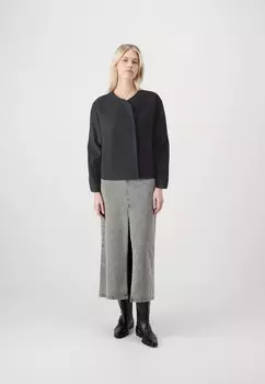 Летняя куртка ROUND NECK SHORT JACKET Gina Tricot, черный