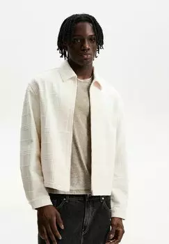 Летняя куртка RUSTIC WITH ZIP Bershka, песочный