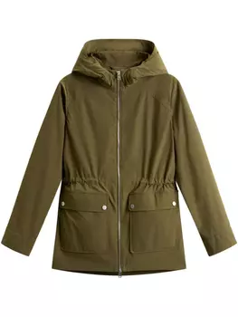 Летняя куртка с капюшоном Woolrich, зеленый