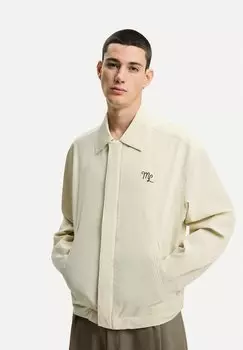 Летняя куртка SEERSUCKER Bershka, бежевый