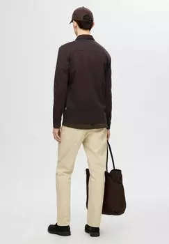 Летняя куртка SLHJACKIE Selected Homme, коричневый