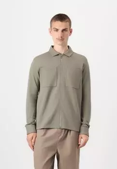 Летняя куртка SLHJACKIE ZIP JACKET Selected Homme, зеленый