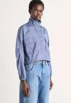 Летняя куртка STAND COLLAR WINDBREAKER Tommy Jeans, синий