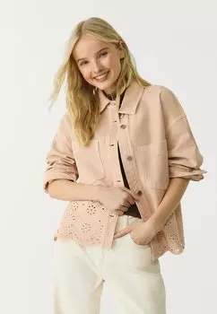 Летняя куртка Stradivarius, светло-розовый