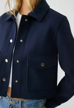 Летняя куртка Stradivarius, темно-синий