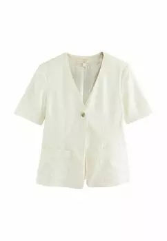 Летняя куртка TALL FIT - SHORT SLEEVE Next, белый